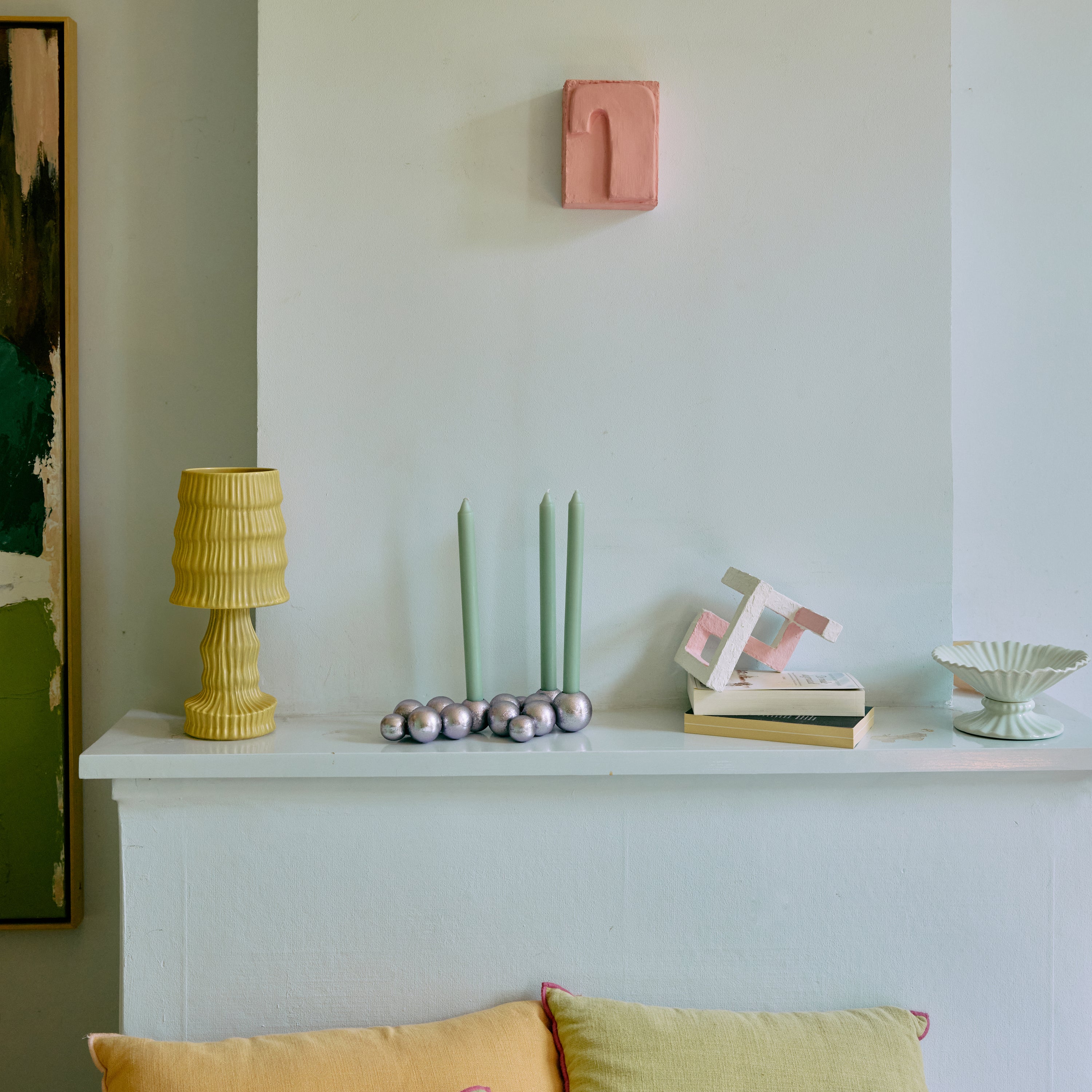 HKliving Ceramic Tafellamp - Ochre