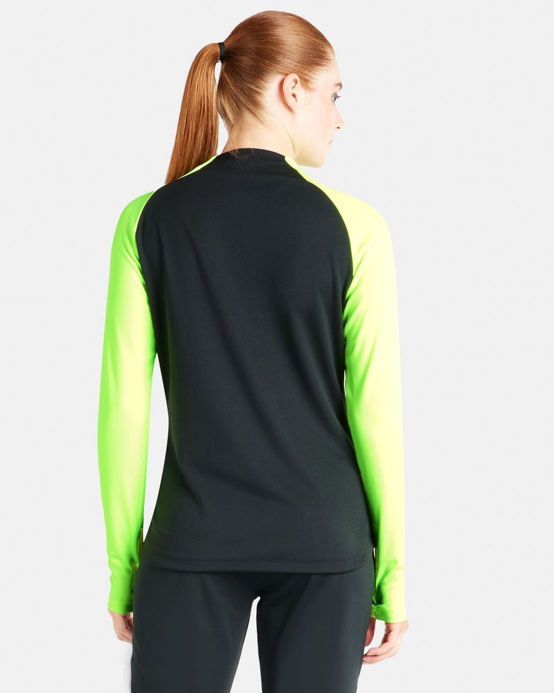 Haut d'entrainement 1/4 Zip Nike Academy Pro Noir & Jaune Fluo pour femme
