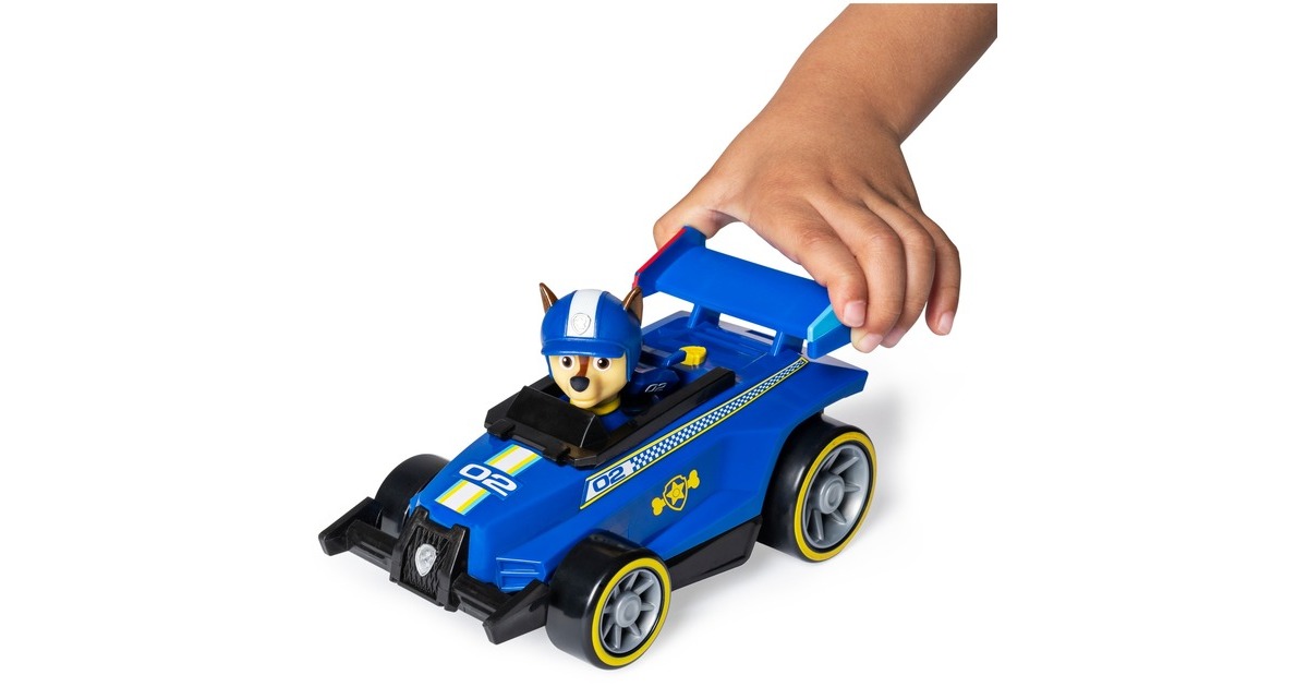 Spin MasterPaw Patrol - Race & Go luxe voertuig van Ready Race Rescue Speelgoedvoertuig  (Chase met geluiden)