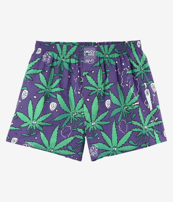 Lousy Livin Weedy Boxershorts (purple haze)
