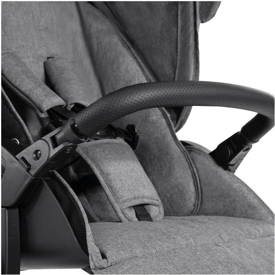 hauck Kinderwagen Vision X Set Silver Melange Grey