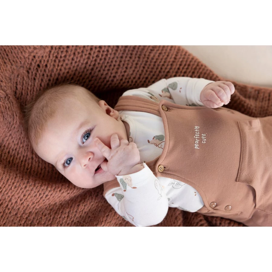 Feetje Latzhose Pearfect Hazelnoot