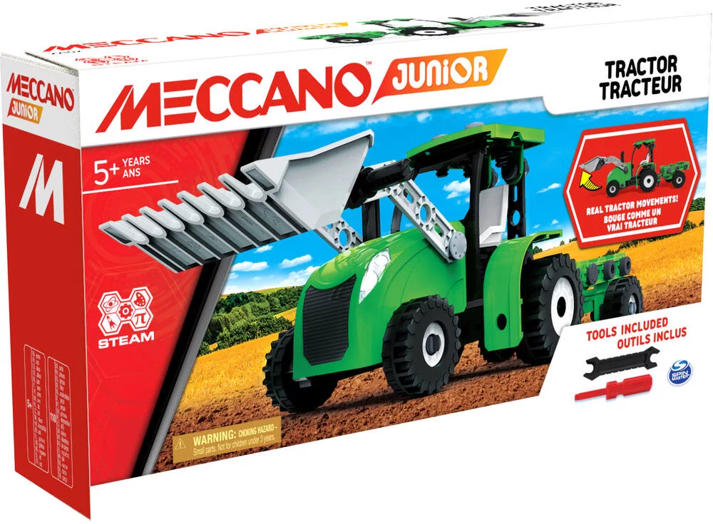 TRACTEUR PELLETEUSE MECCANO JUNIOR