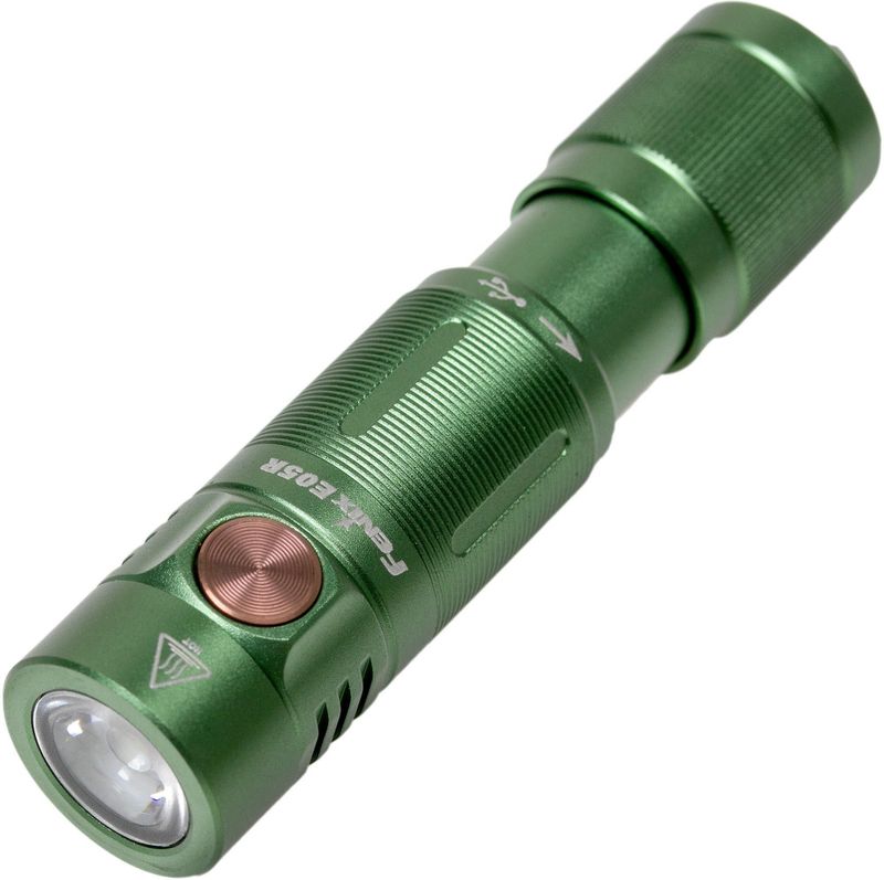Fenix E05R - Zaklamp - Groen - Oplaadbaar - Compact - 400 Lumen