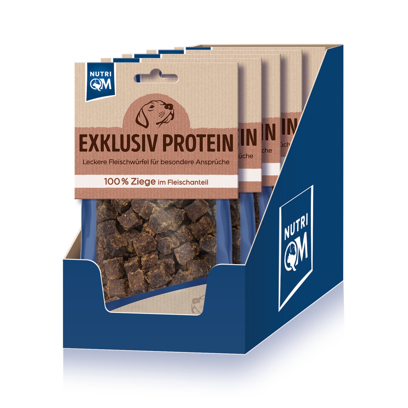 NutriQM Exklusiv Protein Ziege 5x 100g