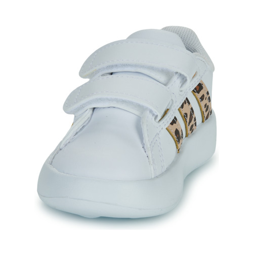 Adidas Sportswear - GRAND COURT 2.0 CF I - Blanc / Léaopard