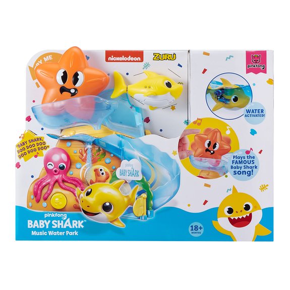 Playset Baby Shark avec Toboggan et poisson nageur + mélodie