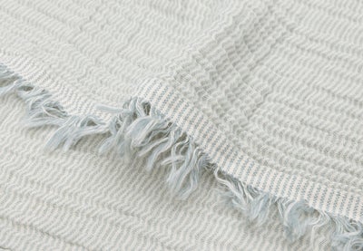 Jollein Musselinteppe Fringe, Sea Green