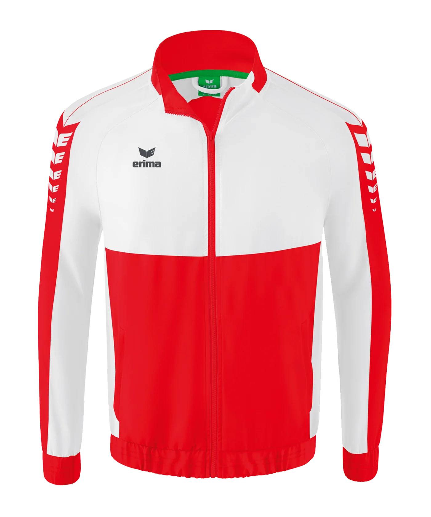 Erima Six Wings Präsentationsjacke Rot Weiss