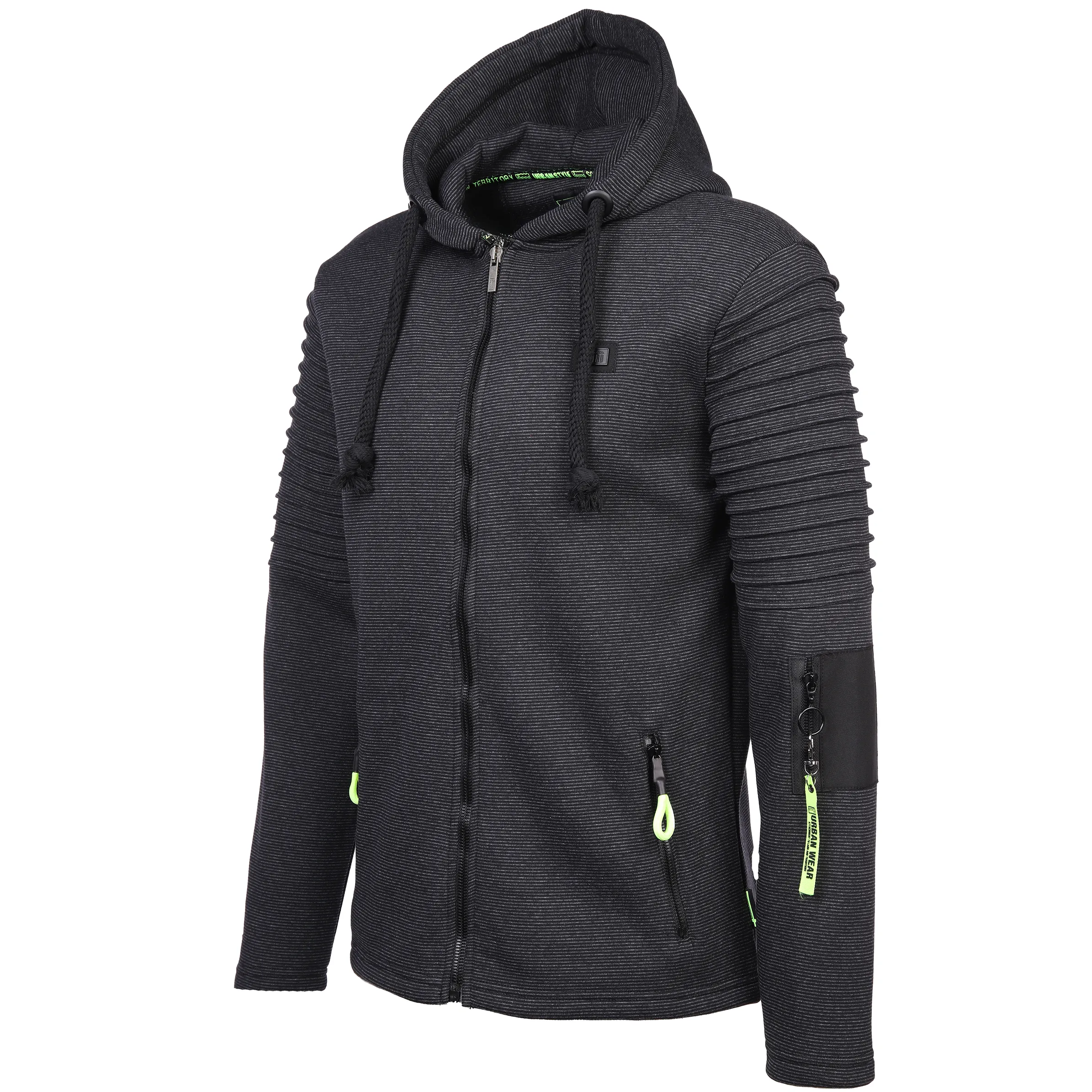 Herren Sweatjacke mit vielen Details