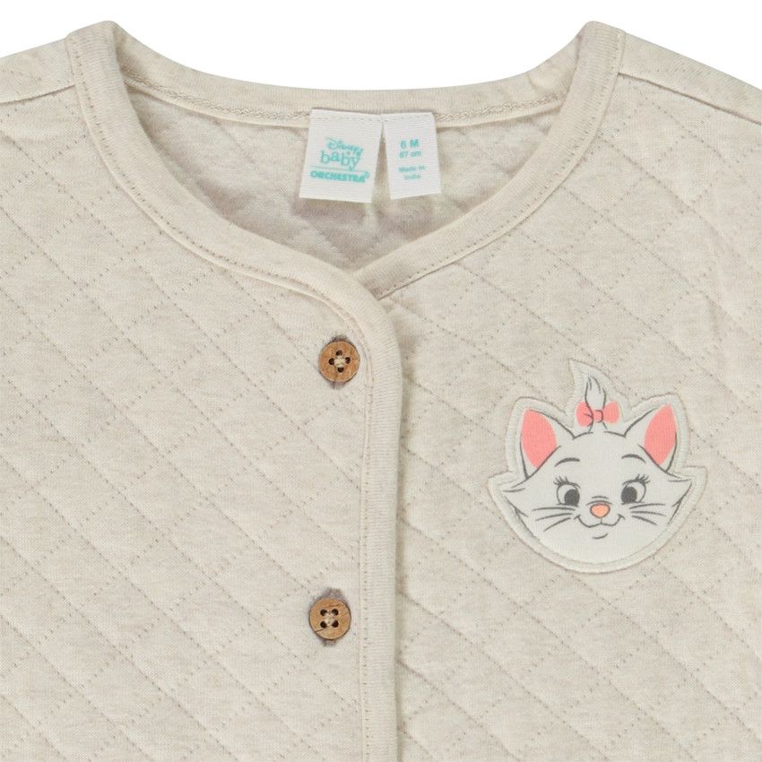 Ensemble 3 pièces Marie Disney pour bébé fille - Ecru