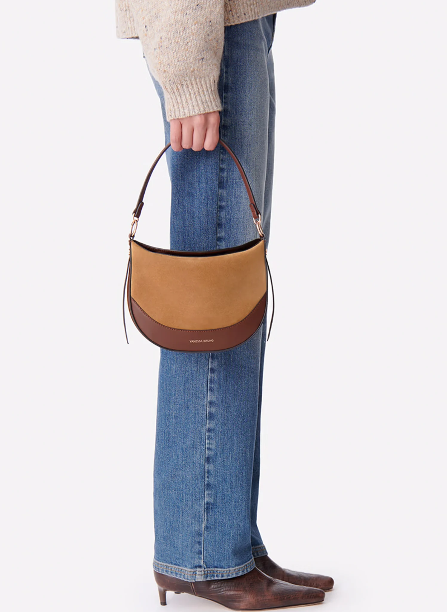 MINI DAILY BAG - Sac bandoulière en cuir | Marron