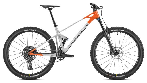 VTT Tout-Suspendu Mondraker Raze Carbon R Sram GX/NX Eagle 12V 29'' Argent Orange