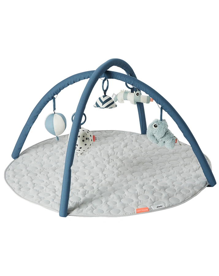 Spielbogen ACTIVITY GYM mit Matte in blau