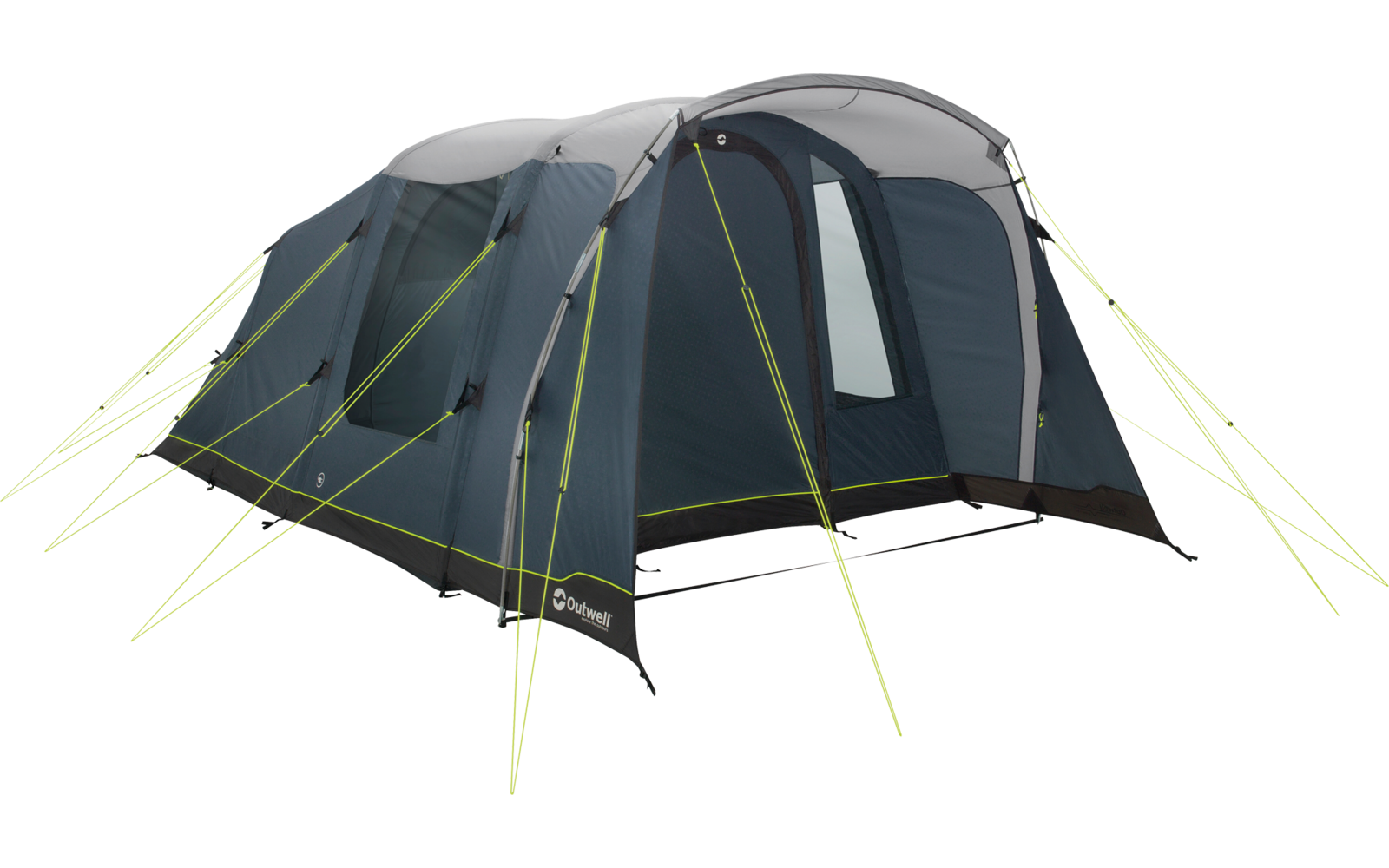 Outwell Sunhill 5 Air Dreiraum Tunnelzelt aufblasbar blau für 5 Personen