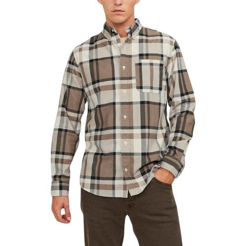 Jack & Jones - JPRBLUBROOK CORD SHIRT Marrón