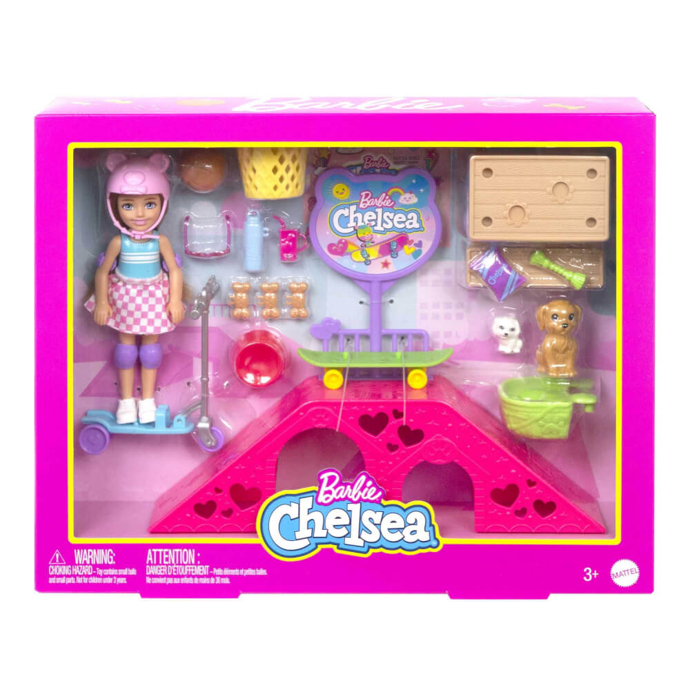 Mattel HJY35 Barbie Chelsea Skatepark Spielset