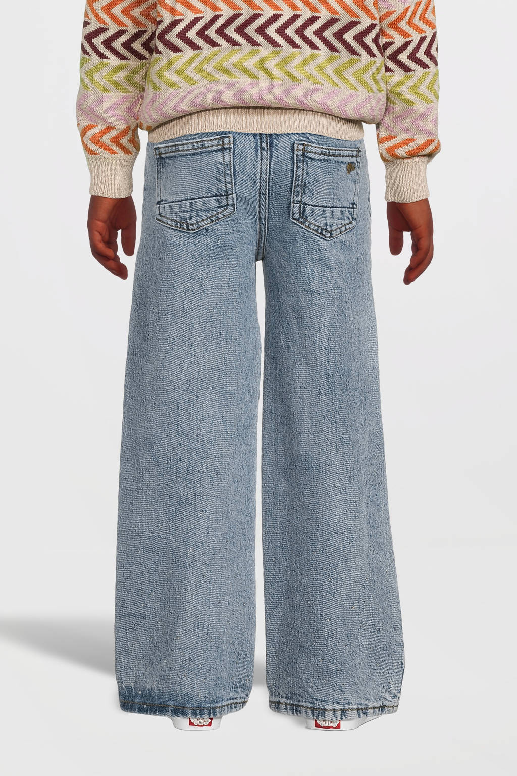 Your Wishes wide leg jeans medium blue denim
