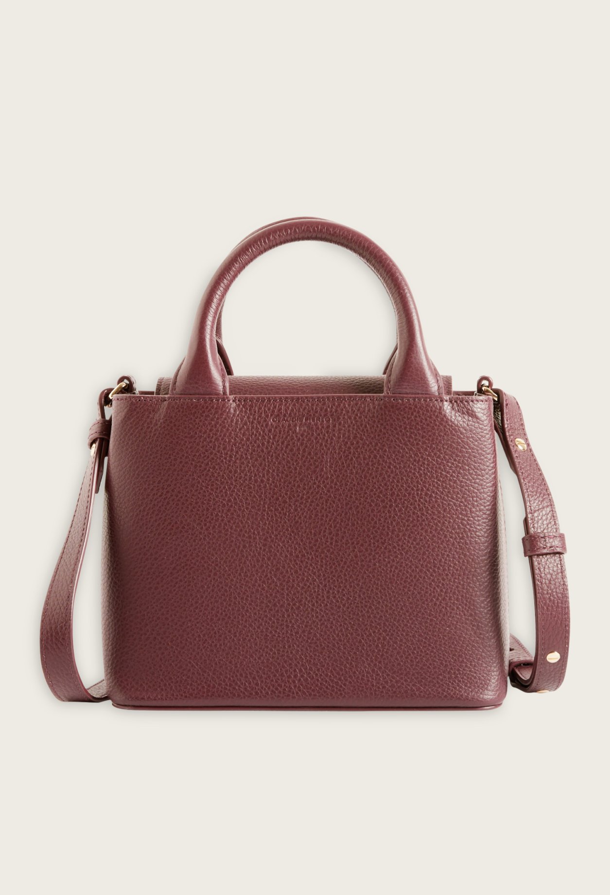 Sac Anouck cuir bordeaux