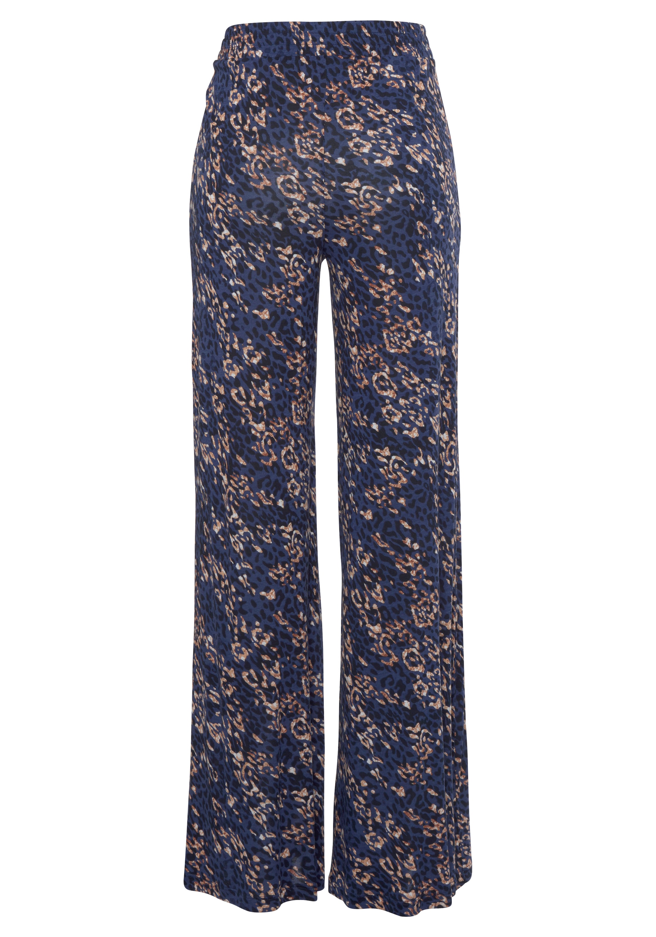 Vivance Jerseyhose  mit Alloverdruck, bequeme Sommerhose in weiter Form, Strandhose