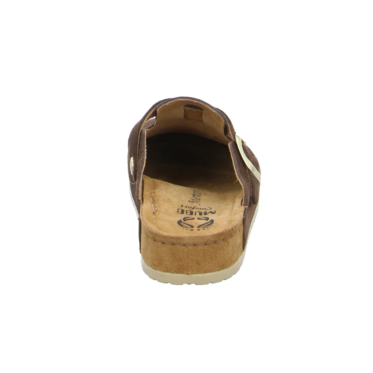 MUBB Hausschuh Braun Leder
