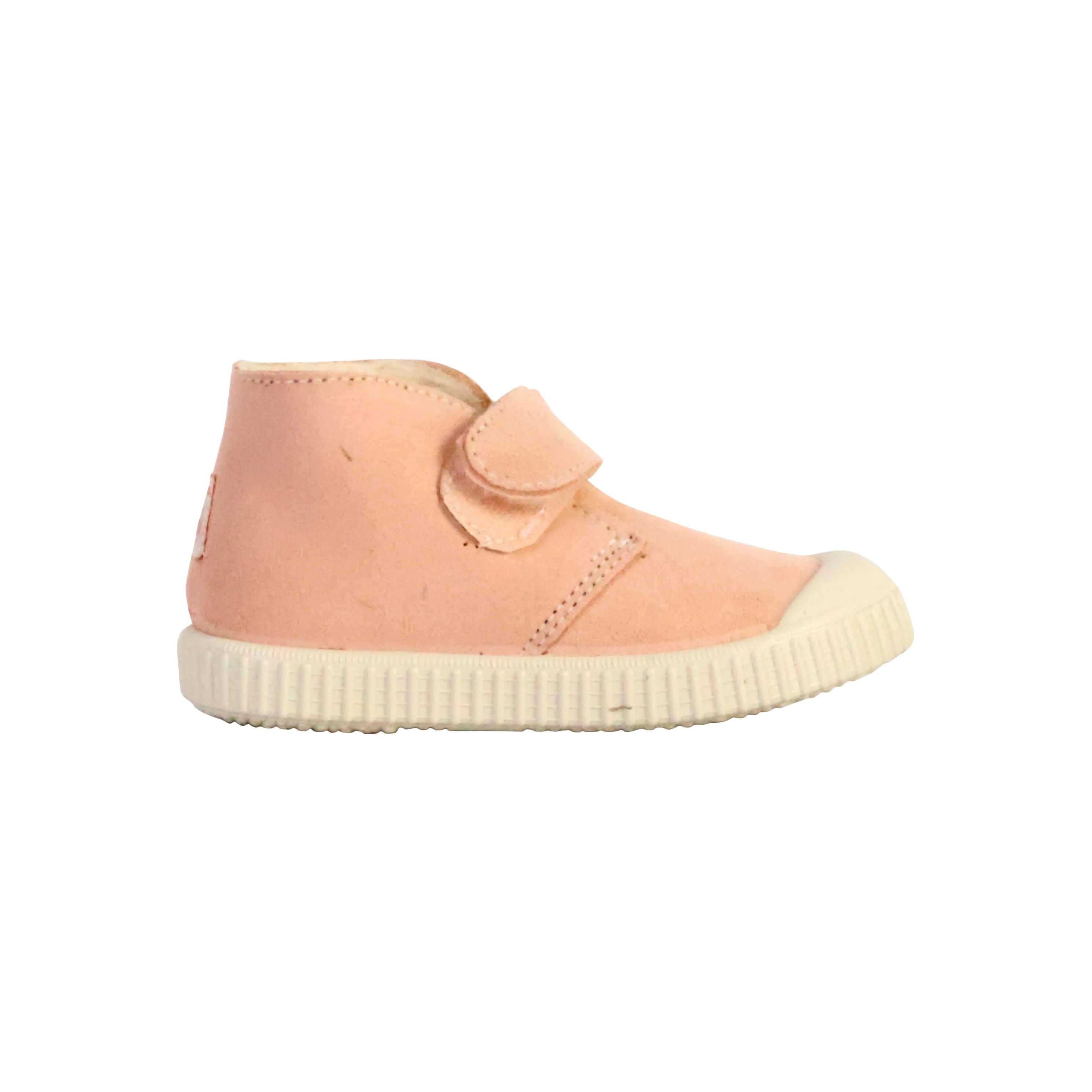 Basket cuir enfant | Rose