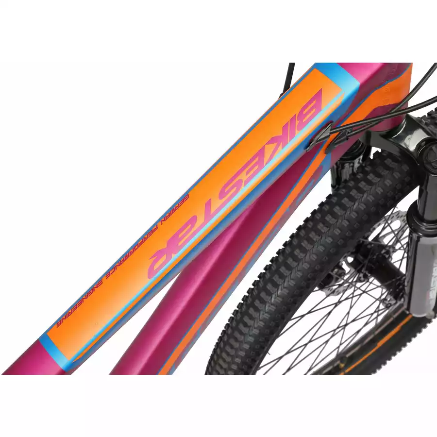 Bikestar Kinderrad 24 Zoll Alu MTB Sport berry