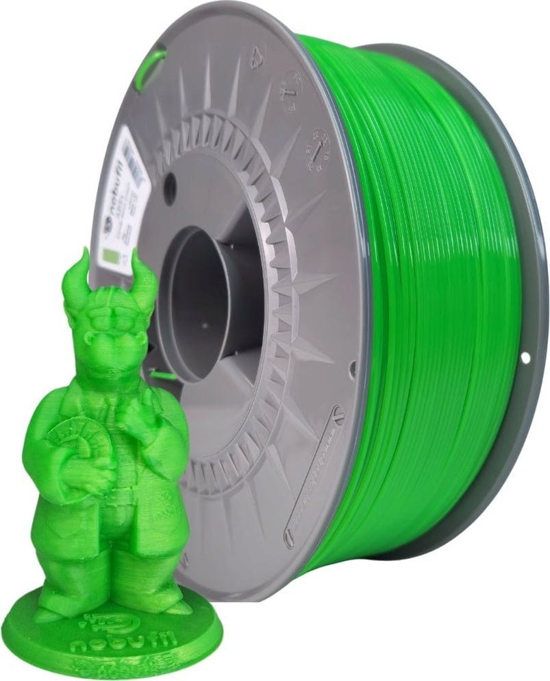 Nobufil  ABSx Candy Neon Green, 1,75 mm / 1000 g    ABS Filament aus recycelten Kunststoffen