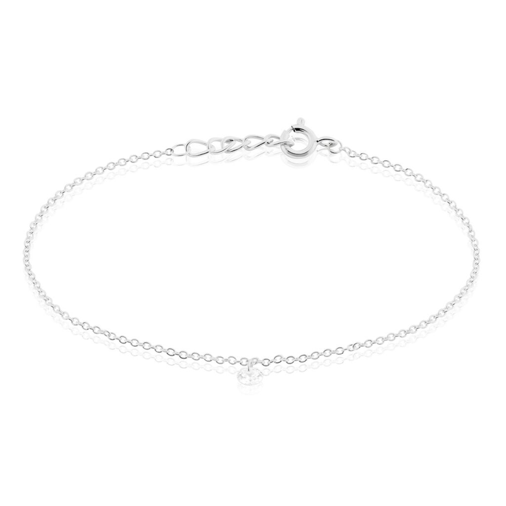 Bracelet Argent Blanc Constantin Oxyde De Zirconium