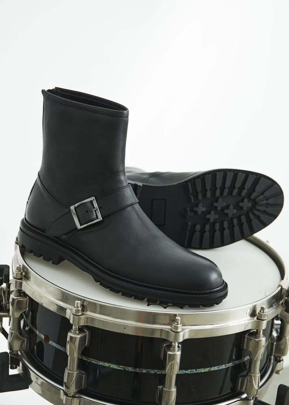 BOOTS TITO CUIR NOIR