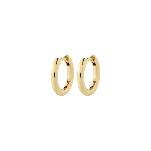 Pilgrim Charm Creoler, Gold Plated