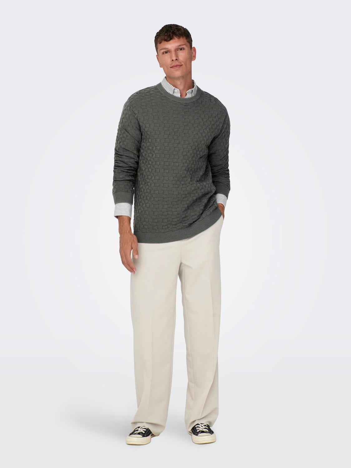ONSKALLE Pullover Castor Gray