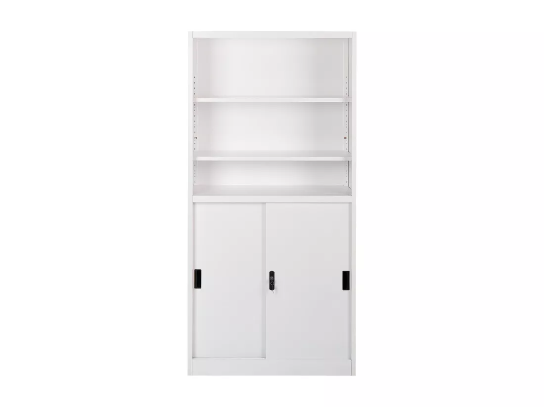 Meuble de rangement MUSCOVITE Métal Blanc