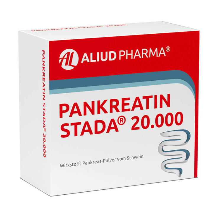 Pankreatin STADA 20.000 magensaftresistent Hartkapseln, 50 St