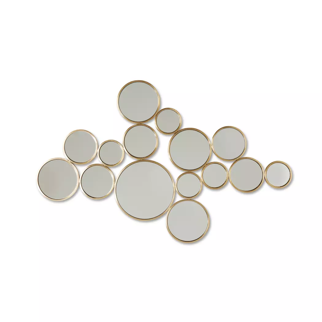 Wandspiegel Bubbles Brass