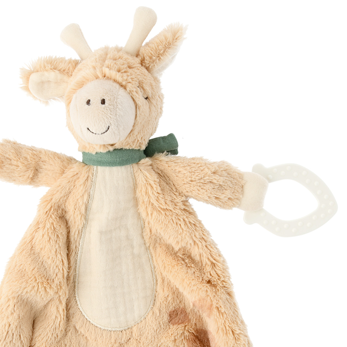 Topomini Baby Schmusetuch im Giraffen-Design puder