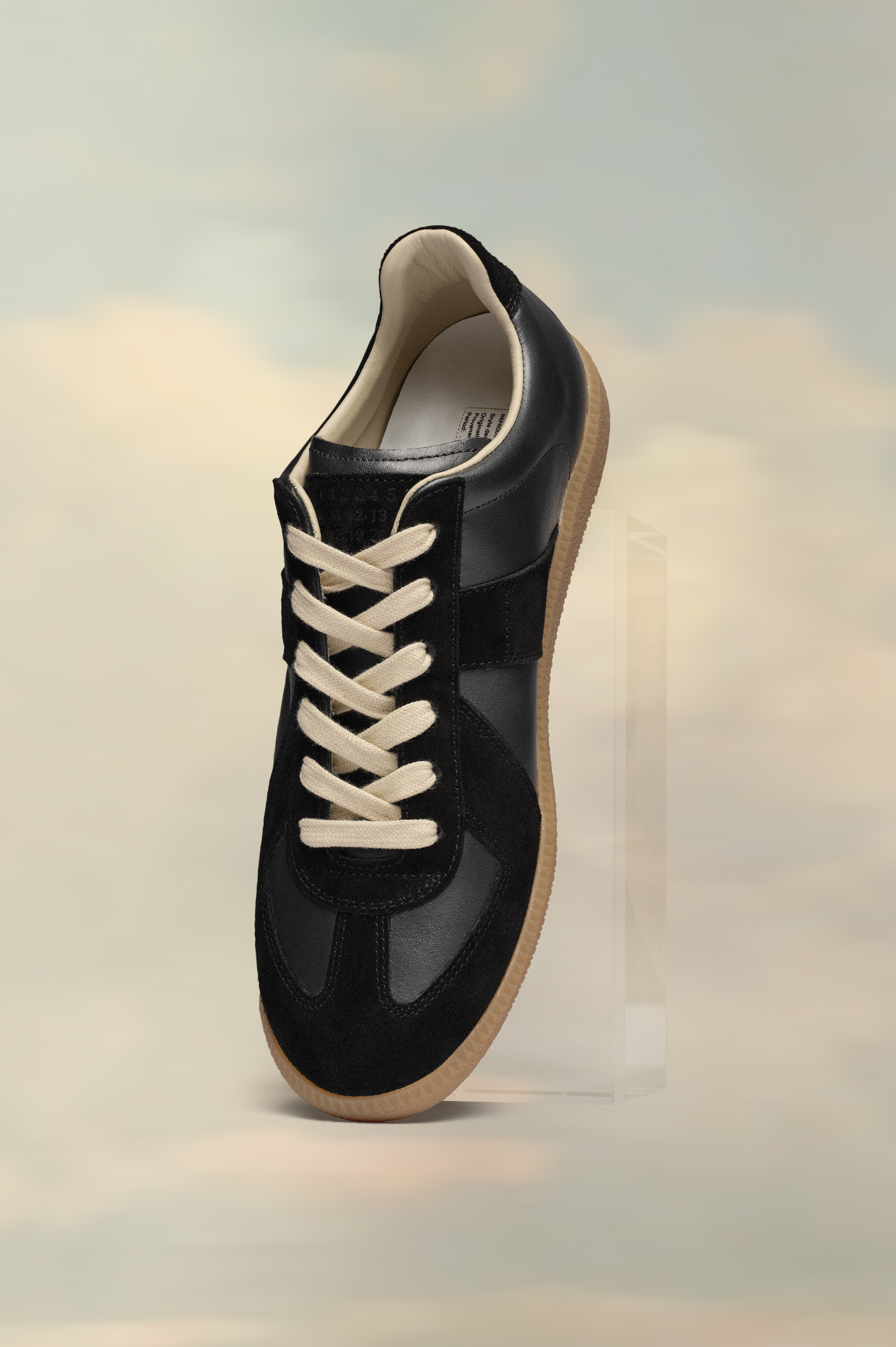 Sneakers Replica en cuir et suède | homme Noir