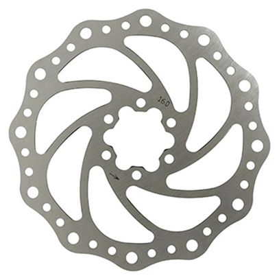 Disque de frein vtt 6 trous p2r 160mm eco argent
