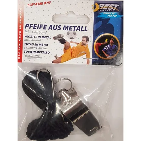 BEST SportingPfeife aus Metall incl. Halsband