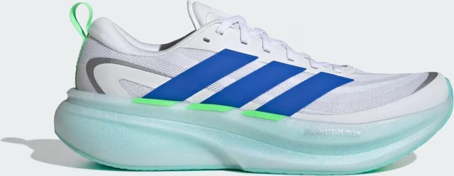 Adidas Performance Supernova Glide hardloopschoenen lichtblauw wit