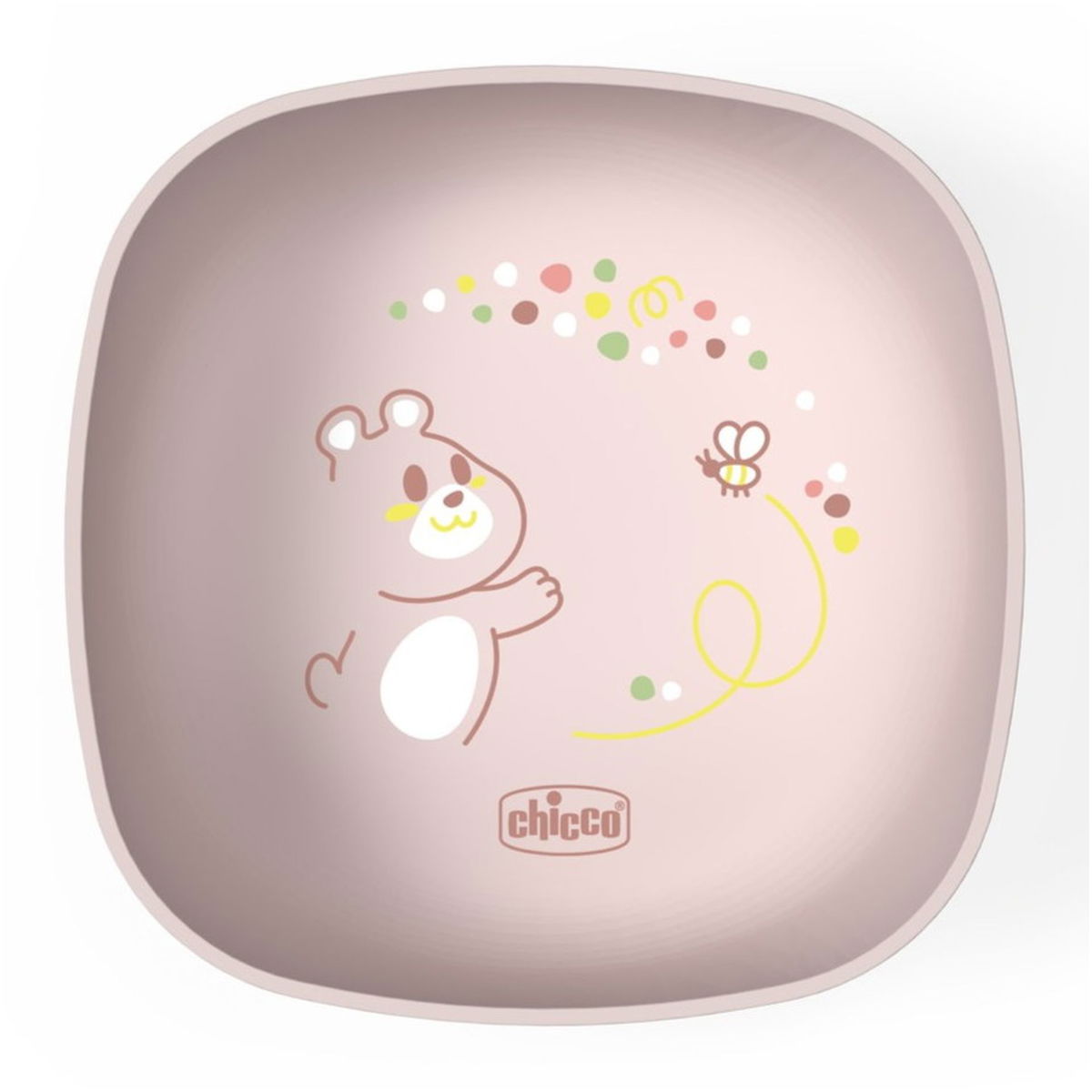 ChiccoChicco   Schale mit Deckel rosa