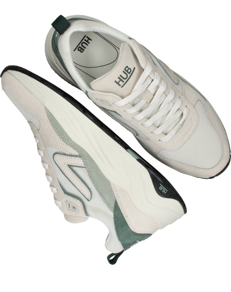 HUB Glide S43 Sneakers Groen Heren