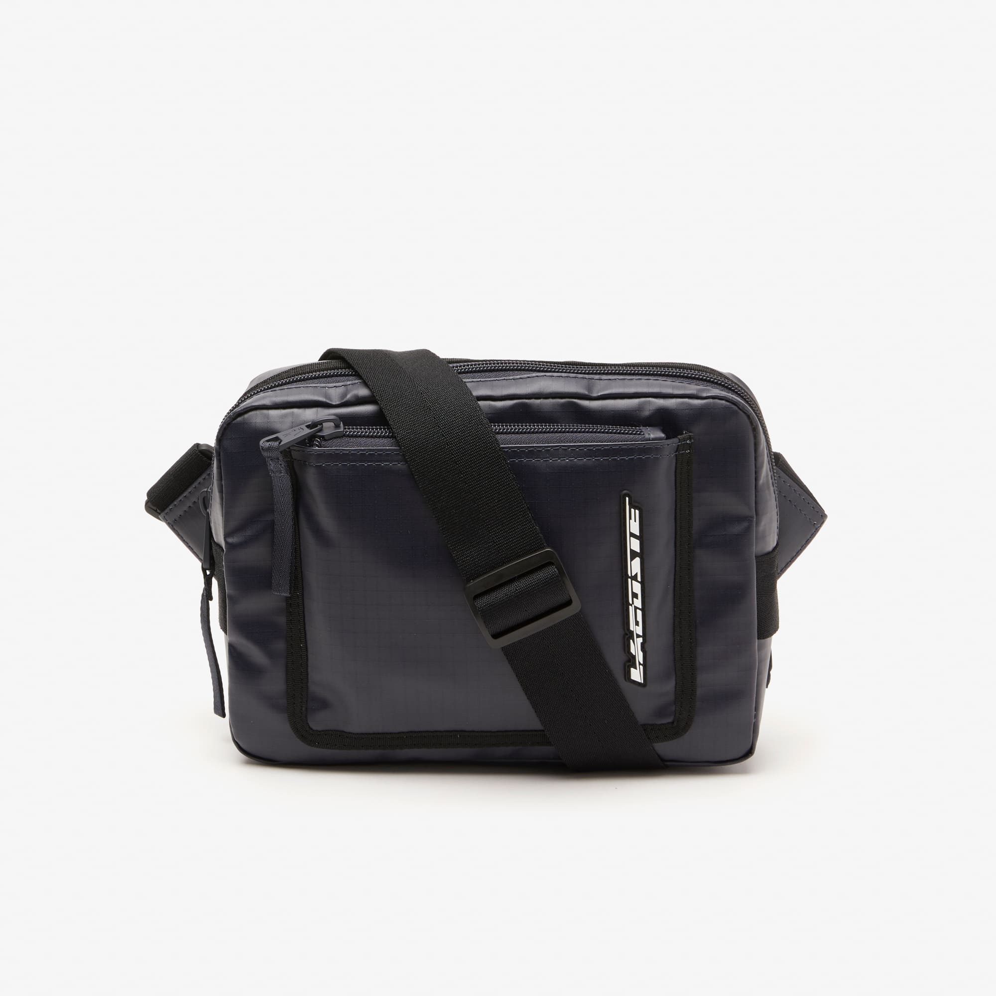 Sacoche zippée homme Lacoste avec marquage contrasté Sacoches & Pochettes - Bleu - Lacoste - Homme