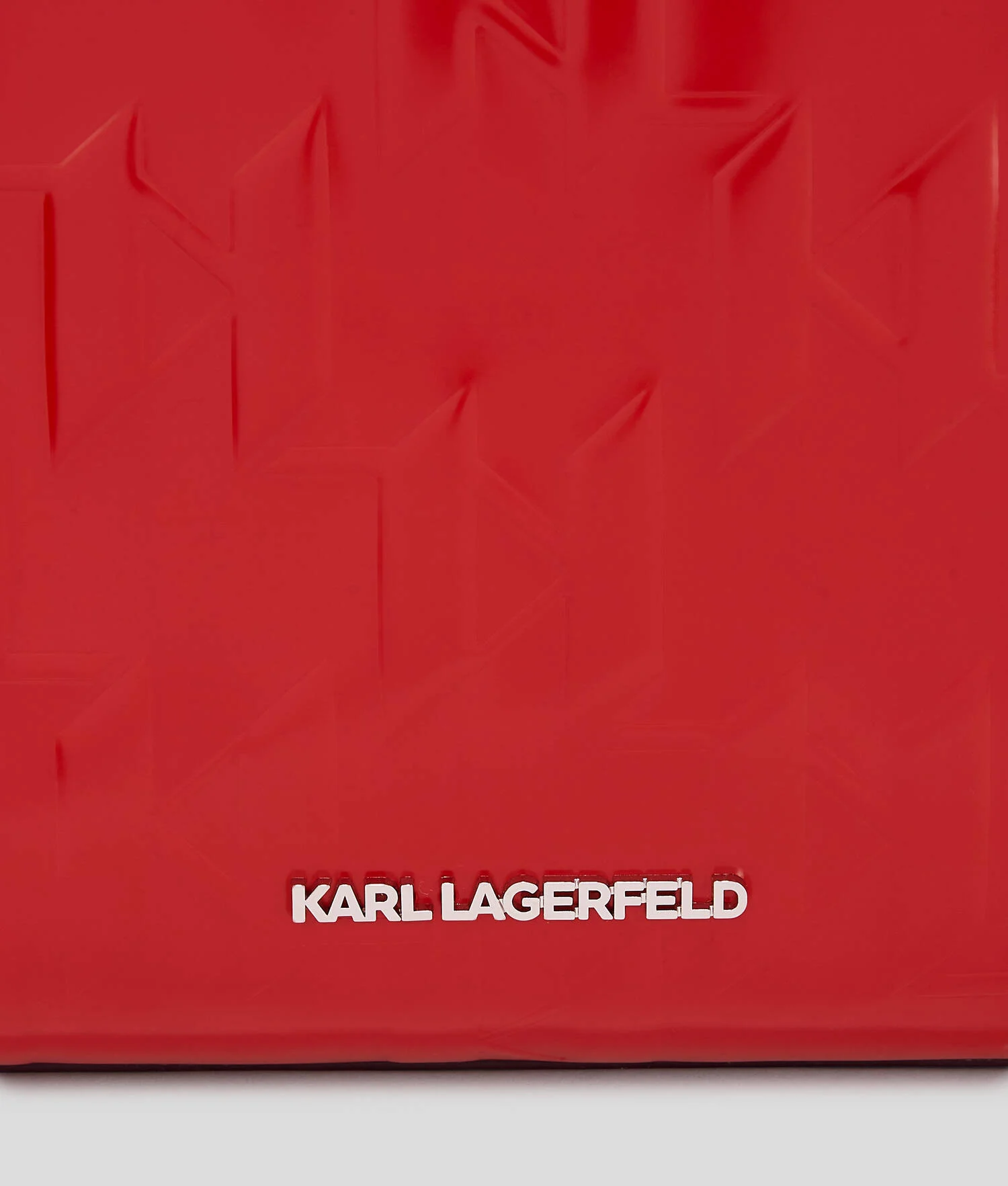 CABAS MEDIUM BRILLANT K/SKUARE - Rouge Klassic