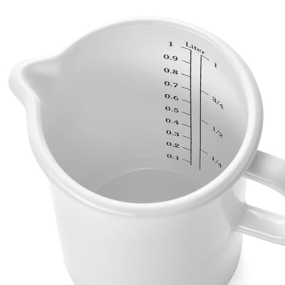 Riess Messbecher Emaille, Groß