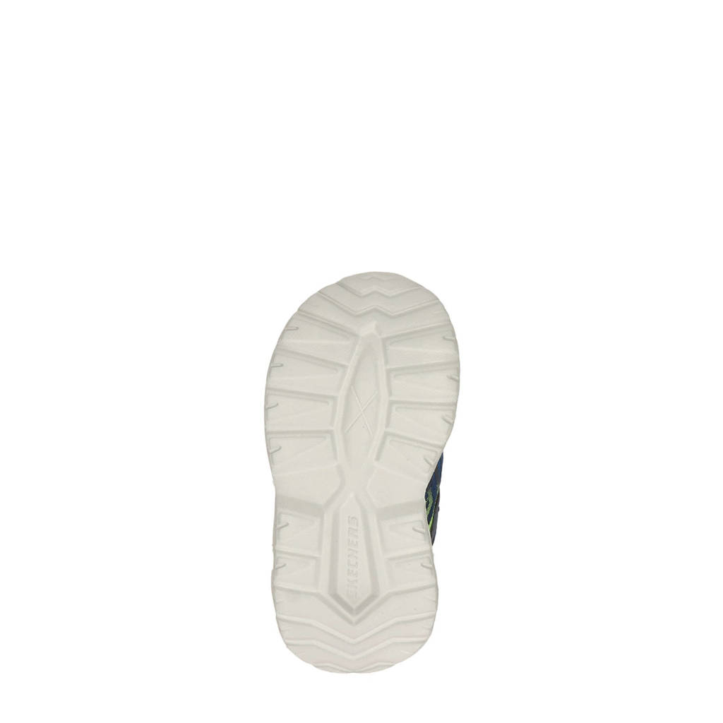 Skechers Bozler sneakers met lichtjes blauw