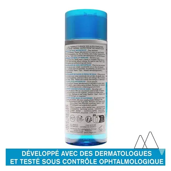 Uriage Démaquillant Yeux Waterproof Biphasé Yeux Sensibles 100ml