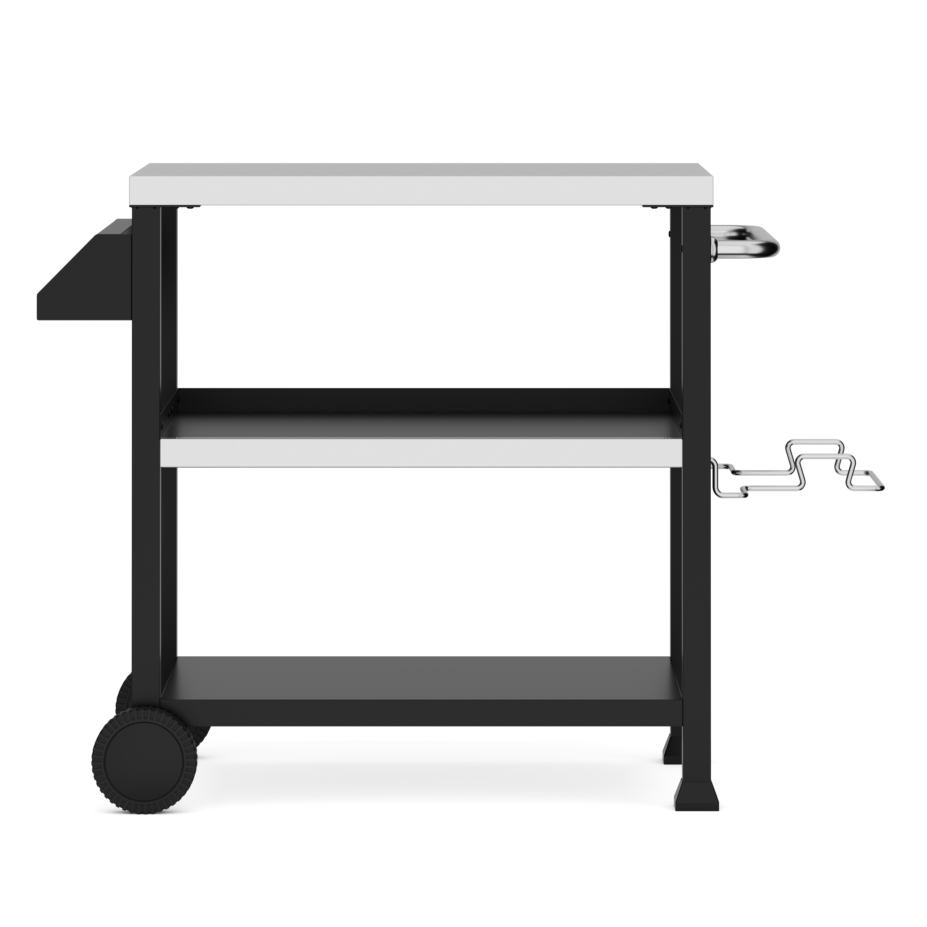 Grill Beistelltisch schwarz