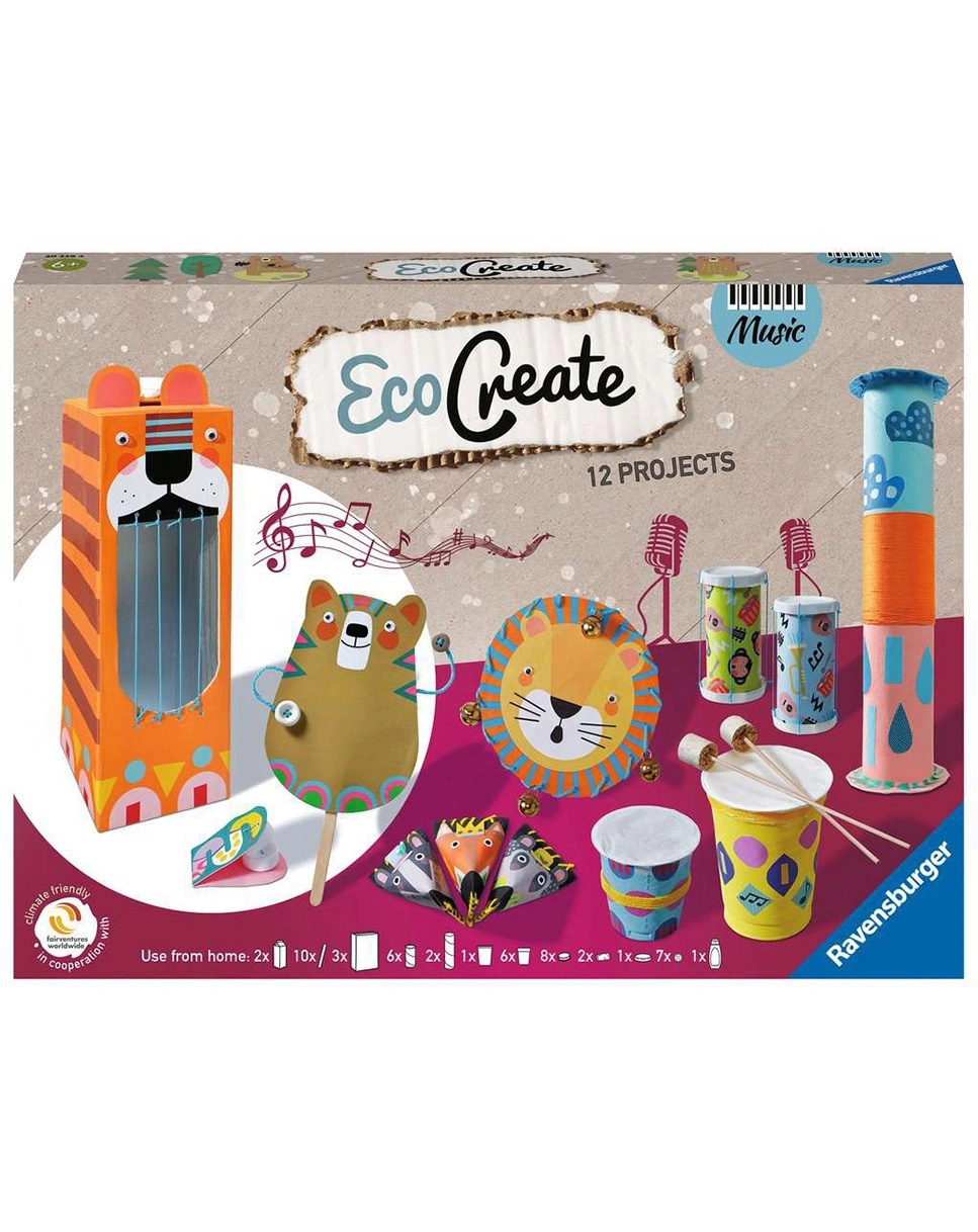 Bastel-Set ECO CREATE  MAKE YOUR OWN MUSIC in bunt