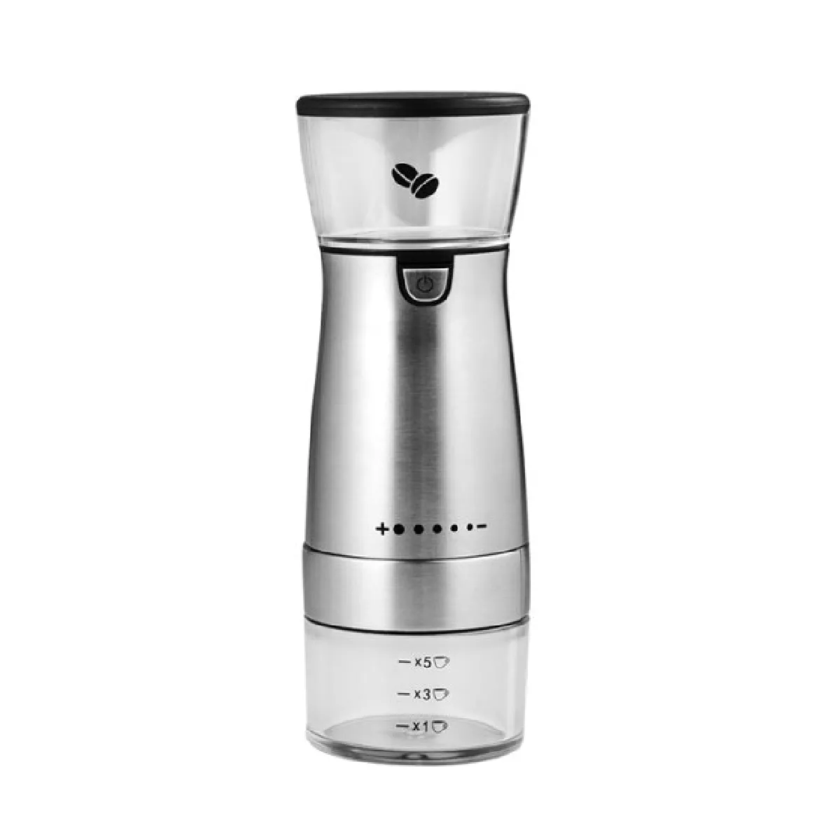 Universal Moulin à café électrique USB 5 modes - Argent